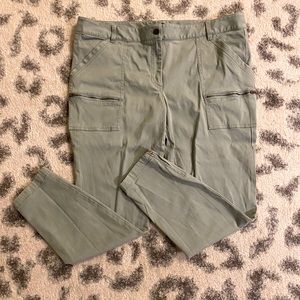 Loft light green skinny pants